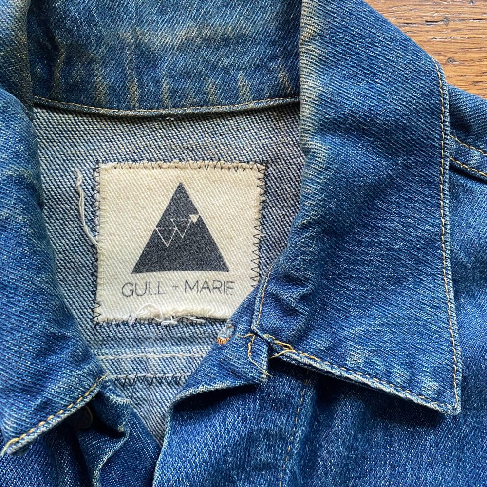 Vintage Jean Patchwork Jacket - image 8